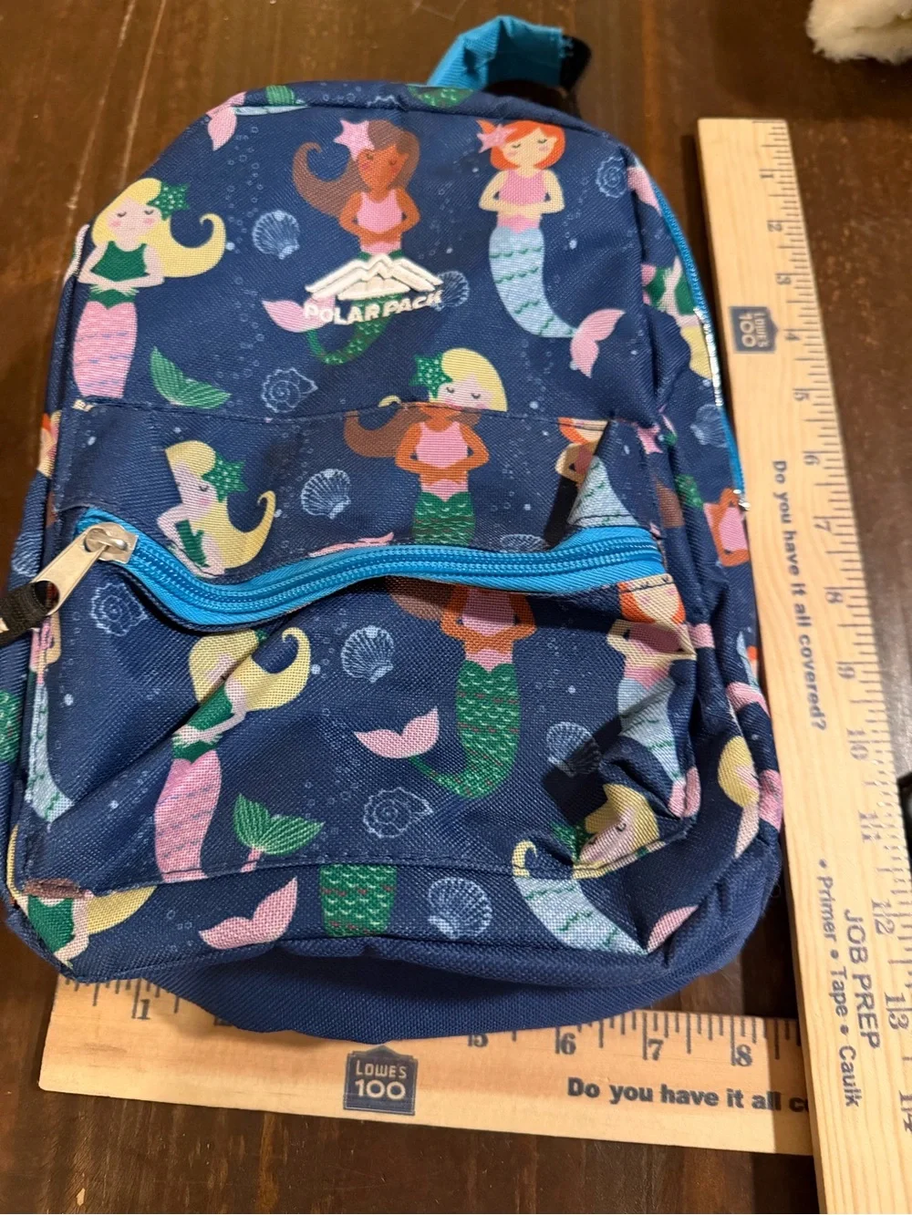 Polar Pack Navy Mermaid Print Kids Backpack